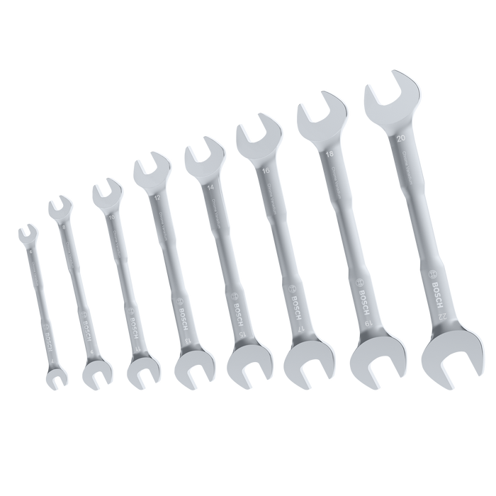 BOSCH 8-delni set dvostranih viljuškastih ključeva - Dvostr. ključ za navrtke Wrench Set 8 (1600A03HM8)-SBT Alati Beograd