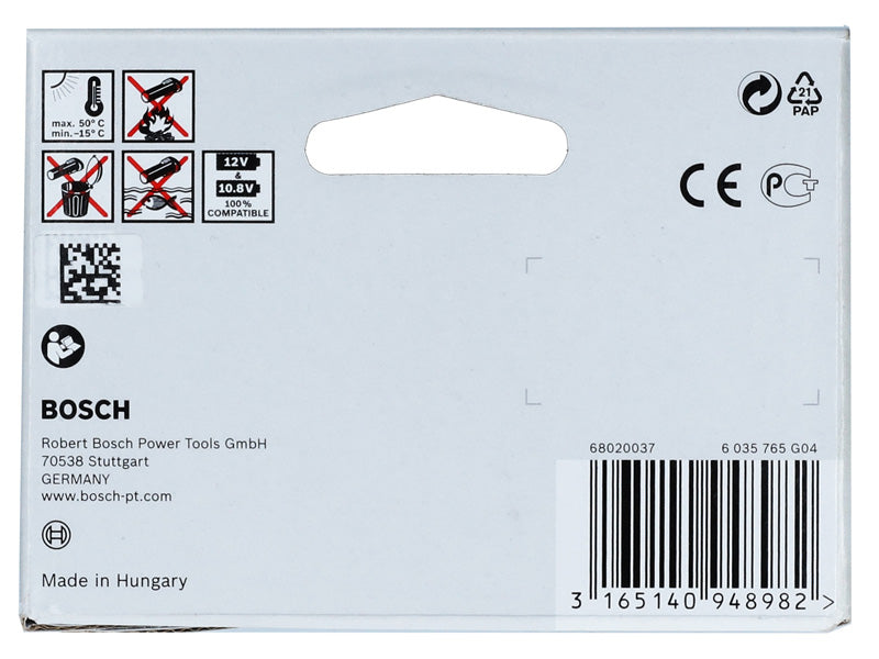 BOSCH PBA 12 V 2,0 Ah - Baterija PBA 12V 2,0Ah (1607A350CU)-SBT Alati Beograd