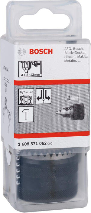 Bosch klasična stezna glava do 13 mm 1,5-13 mm, 1/2" - 20 - 1608571062