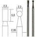 PROXXON Set glodala Ø 3.0 ili 2.35mm, 28750