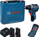 Akumulatorska bušilica-odvrtač Bosch GSR 12V-31; 2x2,0Ah + 11-delni set bitova u PVC koferu (06019S6003)