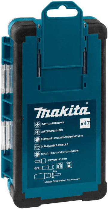 47-delni set bitova sa račnom Makita B-36170