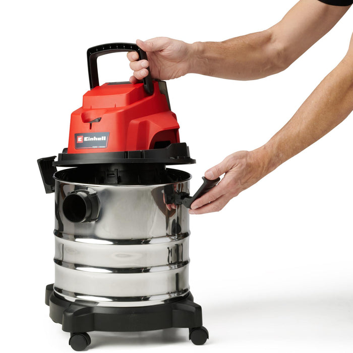 EINHELL - TC-VC 18/20 Li S - Solo, Akumulatorski usisivač za suvo/mokro - (2347130)-SBT Alati Beograd