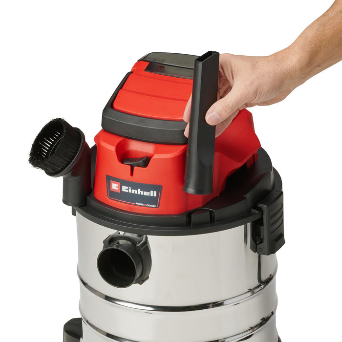 EINHELL - TC-VC 18/20 Li S - Solo, Akumulatorski usisivač za suvo/mokro - (2347130)-SBT Alati Beograd