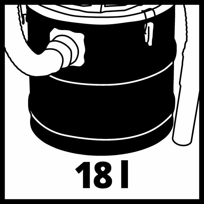 EINHELL - TC-AV 1718, Usisivač za pepeo - (2351661)-SBT Alati Beograd