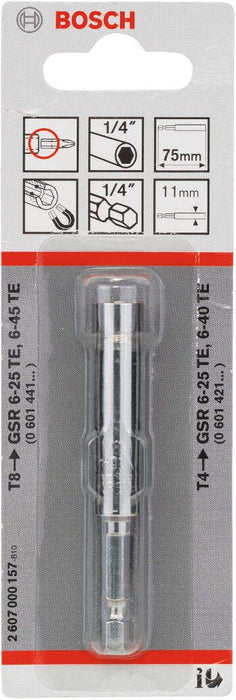Bosch univerzalni držači 1/4", 75 mm, 11 mm - 2607000157