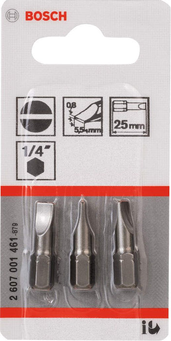 Bosch bit odvrtača ekstra-tvrdi S 0,8x5,5, 25 mm - 2607001461
