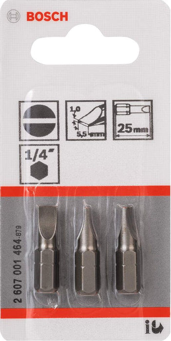 Bosch bit odvrtača ekstra-tvrdi S 1,0x5,5, 25 mm - 2607001464