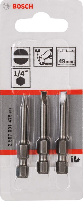 Bosch bit odvrtača ekstra-tvrdi S 0,5x4,0, 49 mm - 2607001475