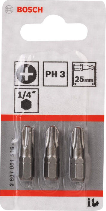 Bosch bit odvrtača ekstra-tvrdi PH 3, 25 mm - 2607001515
