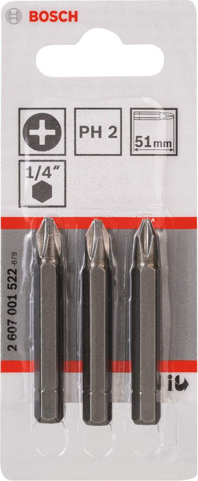 Bosch bit odvrtača ekstra-tvrdi PH 2, 51 mm - 2607001522