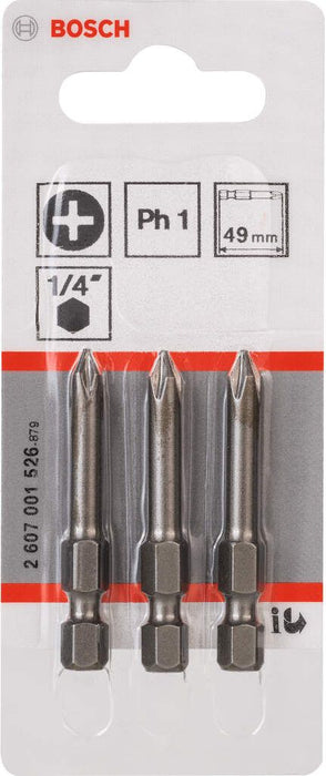 Bosch bit odvrtača ekstra-tvrdi PH 1, 49 mm - 2607001526