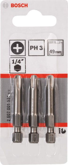 Bosch bit odvrtača ekstra-tvrdi PH 3, 49 mm - 2607001531