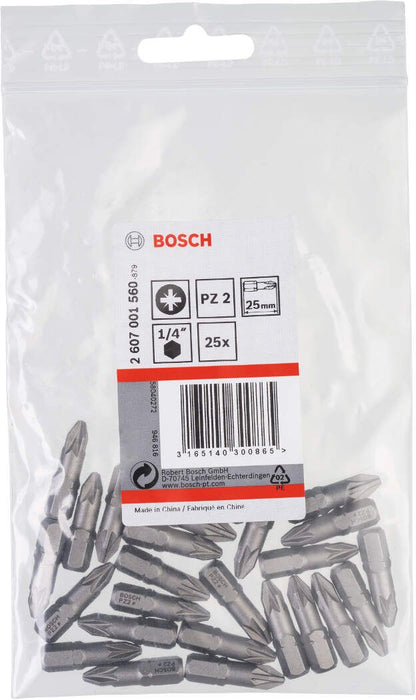Bosch bit odvrtača ekstra-tvrdi PZ 2, 25 mm - 2607001560