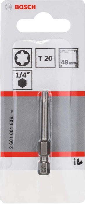 Bosch bit odvrtača ekstra-tvrdi T20, 49 mm - 2607001636