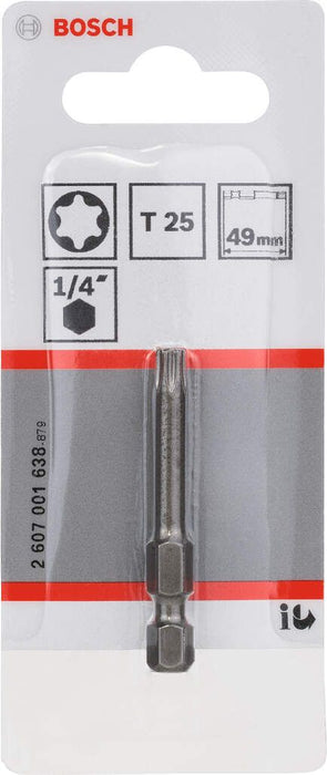 Bosch bit odvrtača ekstra-tvrdi T25, 49 mm - 2607001638