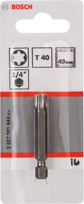 Bosch bit odvrtača ekstra-tvrdi T40, 49 mm - 2607001644