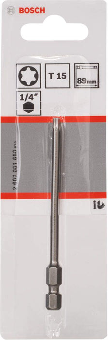 Bosch bit odvrtača ekstra-tvrdi T15, 89 mm - 2607001650