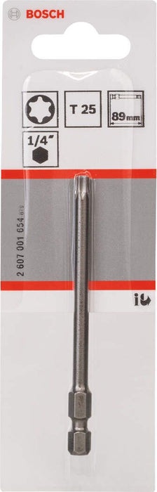 Bosch bit odvrtača ekstra-tvrdi T25, 89 mm - 2607001654