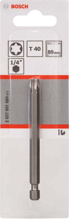 Bosch bit odvrtača ekstra-tvrdi T40, 89 mm - 2607001660