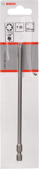 Bosch bit odvrtača ekstra-tvrdi T25, 152 mm - 2607001670