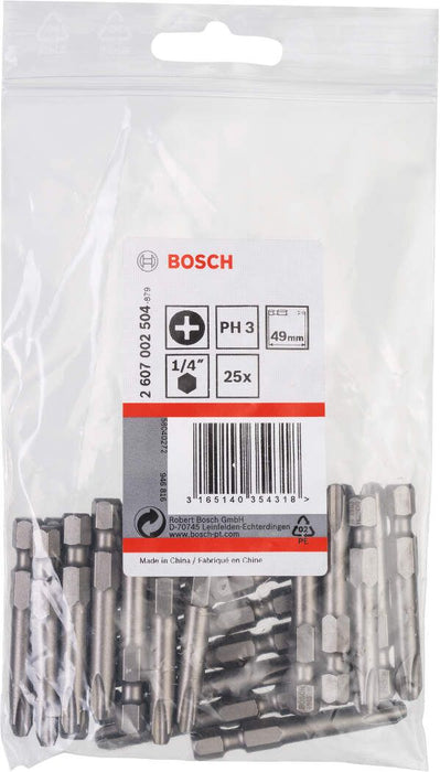Bosch bit odvrtača ekstra-tvrdi PH 3, 49 mm - 2607002504