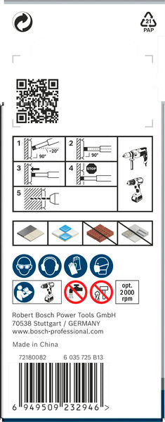 BOSCH PRO Ceramic dry set burgija, 6×66, 6×66, 8×66 mm, 3 kom. - Expert for Ceramic dij. burgije 6+6+8 mm (2607011626)-SBT Alati Beograd