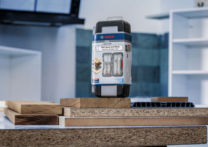 BOSCH PRO Wood and Metal set za izradu kuhinja 100 mm, 30 delova - Set listova testere RB - 30ER SET (2607011945)-SBT Alati Beograd