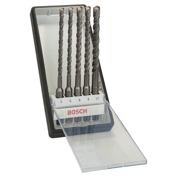 BOSCH 5-delni set Robust Line hamer burgija SDS plus-5 - 5-delni set RL hamer burgija SDS-plus-5 (2607019928)-SBT Alati Beograd