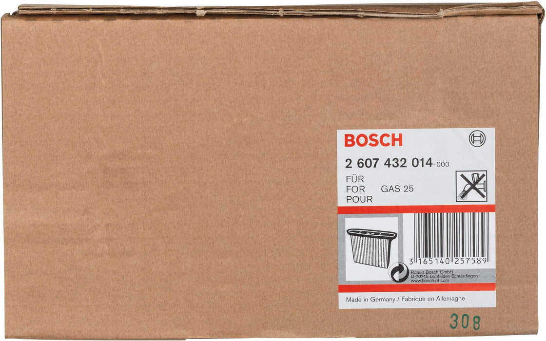 Bosch naborani filter od celuloze 4300 cm², 257 x 69 x 187 mm - 2607432014