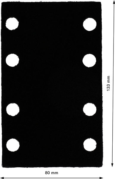 BOSCH Pad Saver, 80x133 mm, 2x - Uložak PadSaver,80x133mm,2x (2608000813)-SBT Alati Beograd