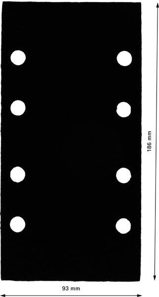 BOSCH Pad Saver, 93x186 mm, 2x - Uložak PadSaver,93x186mm,2x (2608000814)-SBT Alati Beograd