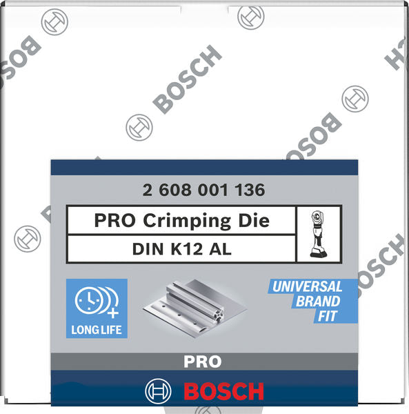 BOSCH PRO kalup za presovanje, DIN K12 AL, 16 mm² / 25 mm², aluminijum - (2608001136)-SBT Alati Beograd