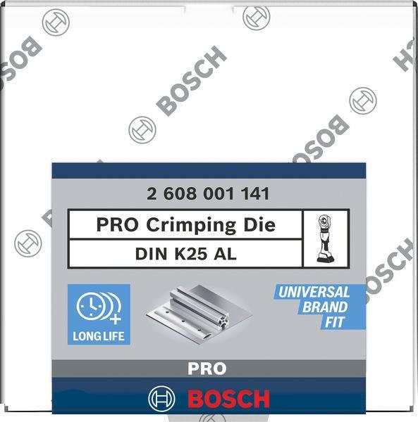 BOSCH PRO kalup za presovanje, DIN K25 AL, 150 mm², aluminijum - (2608001141)-SBT Alati Beograd