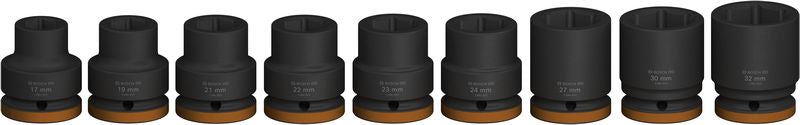 BOSCH PRO Impact Socket Set, 3/4", standardni, 9 delova - (2608003041)-SBT Alati Beograd