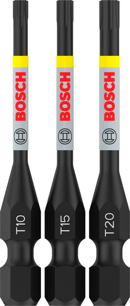 BOSCH PRO T Impact nastavci, T10, T15, T20, 55 mm, 3 kom. - Umetak uvrtača PRO T Impact Set (2608521U54)-SBT Alati Beograd