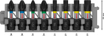BOSCH PRO Impact set nastavaka za odvrtač, PH1; PH2; PZ1; PZ2; T15; T20; T25; T30, 25 mm, 8 kom. - Komplet umetaka uvrtača PRO Impact Set (2608521U61)-SBT Alati Beograd