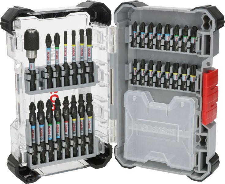 BOSCH PRO Impact set nastavaka za odvrtače, displej, 6×31 kom. - Komplet umetaka uvrtača PRO Impact Set (2608521U71)-SBT Alati Beograd