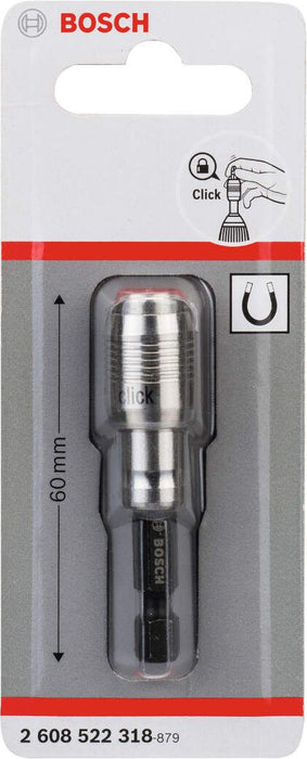 Bosch univerzalni držač One-Click funkcija, 1pc 1/4", L 60 mm - 2608522318