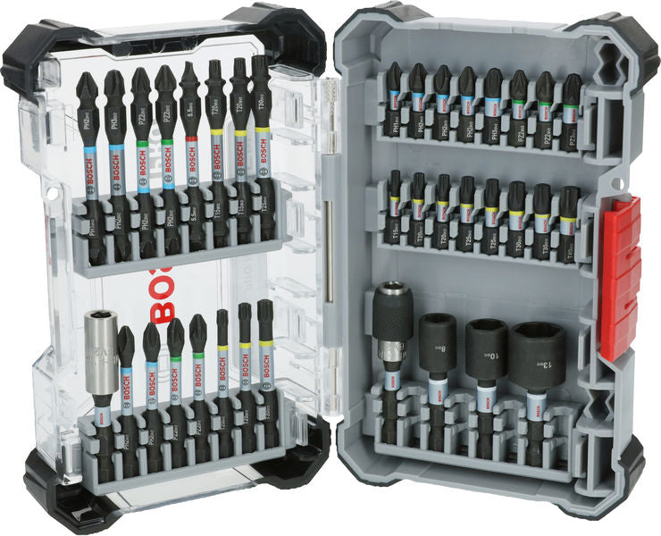 BOSCH PRO Impact set nastavaka za odvrtače, displej, 6×36 kom. - Komplet umetaka uvrtača PRO Impact Set (2608522517)-SBT Alati Beograd