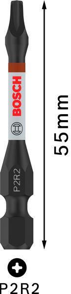 BOSCH PRO P2R2 Impact nastavak, 55 mm, 5 kom. - Umetak uvrtača PRO P2R2 Impact (2608522527)-SBT Alati Beograd