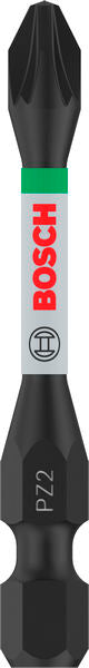 BOSCH PRO Pozidriv Impact nastavak, PZ2, 55 mm, 2 kom. - Umetak uvrtača PRO PZ2 Impact (2608522544)-SBT Alati Beograd