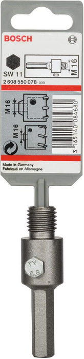 Bosch šestostrani prihvat za krune za bušenje sa M 16 11 mm, 80 mm - 2608550078