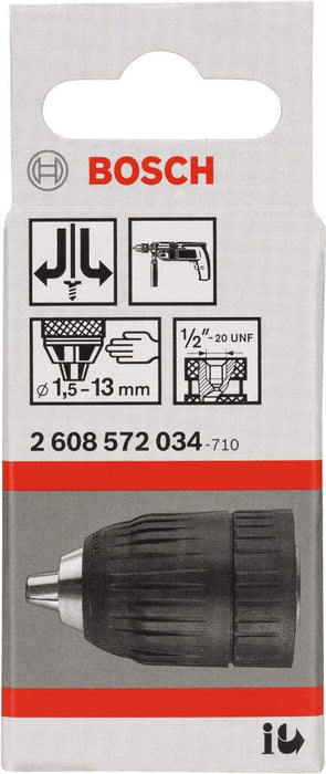 Bosch brzostezna glava do 13 mm 2-13 mm, 1/2" - 20 - 2608572034