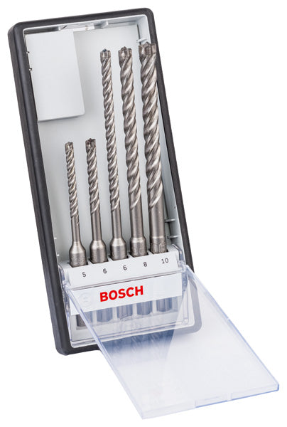 BOSCH 5-delni komplet burgija za udarne bušilice SDS plus-7X, 5/6/6/8/10 mm - (2608576199)-SBT Alati Beograd