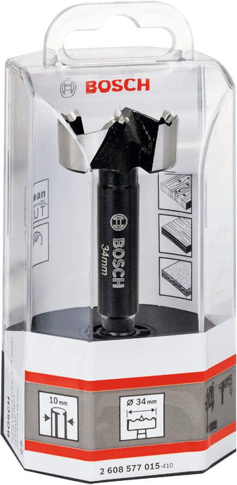 Bosch čeona burgija za klap šarke 34 mm 34 x 90 mm, d 10 mm, toothed-edge pakovanje od 1 komada - 2608577015