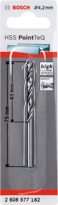 Bosch HSS spiralna burgija PointTeQ 4,2 mm pakovanje od 1 komada - 2608577162