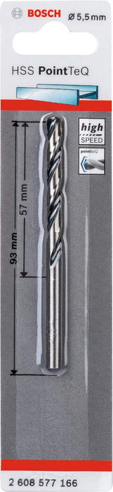 Bosch HSS spiralna burgija PointTeQ 5,5 mm pakovanje od 1 komada - 2608577166