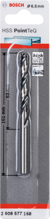 Bosch HSS spiralna burgija PointTeQ 6,5 mm pakovanje od 1 komada - 2608577168