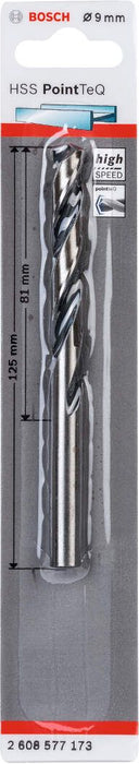 Bosch HSS spiralna burgija PointTeQ 9,0 mm pakovanje od 1 komada - 2608577173